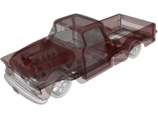 Chevrolet Apache Fleetside (1958) 3D Model