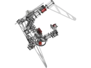 Camera Gimbal 3 Axis 3D Model