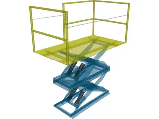 Scissor Lift 3D Model