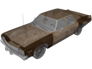 Dodge Monaco (1974) 3D Model