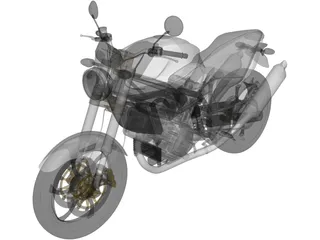 Cagiva Raptor 1000 3D Model