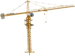 Tower Crane 3D Model