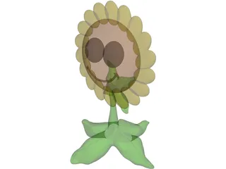 Sunflower 3D Model