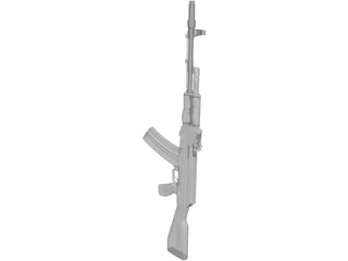 Ak 47 3D Model