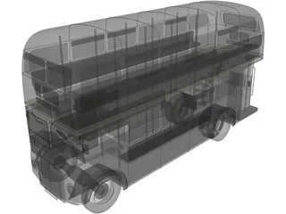 Double Decker Bus 3D Model