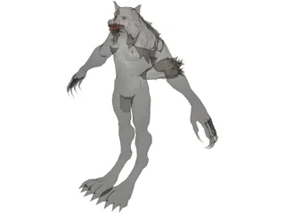 Werewolf 3D Model