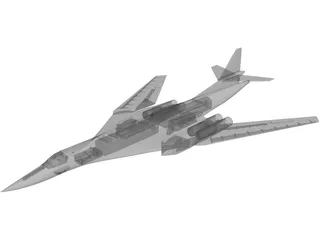 Tupolev Tu-160 3D Model