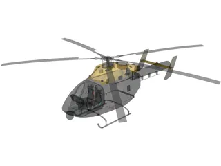 MD-902 Explorer Police 3D Model