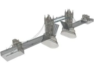 Tower Bridge 3D Model