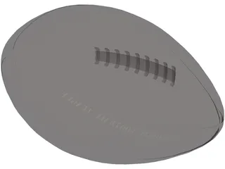 NFL Football 3D Model