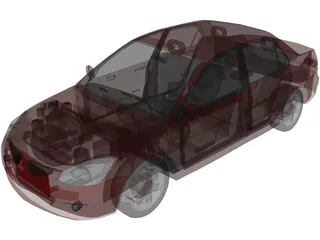Mitsubishi Lancer (2004) 3D Model