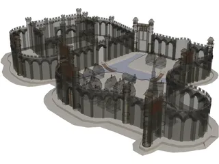 Bravil Castle 3D Model