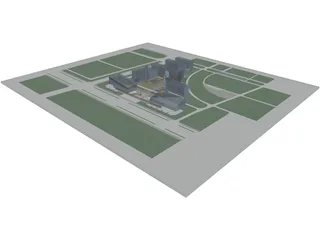 City Community Center 3D Model