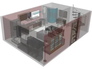 Small Room 3D Model