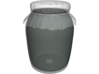 Jam Jar 3D Model