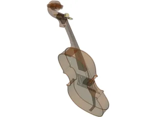 Cello 3D Model