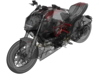 Ducati Diavel 3D Model