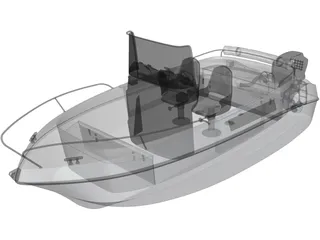 Speedboat 3D Model