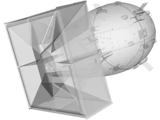 Atom Bomb 3D Model