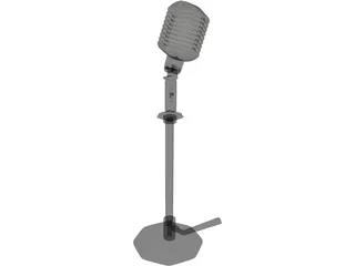 Microfone 3D Model