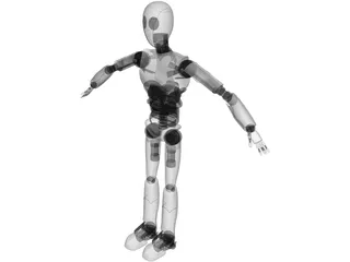 Electronic Robot 3D Model