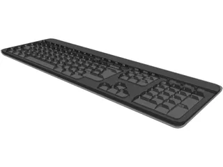 Dell Keyboard 3D Model