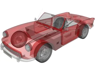 Triumph Spitfire MK2 3D Model