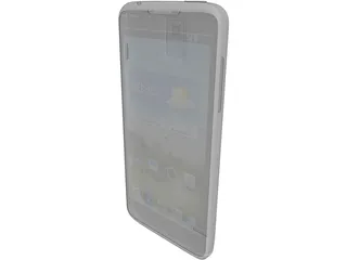 Huawei Ascend Android Phone 3D Model