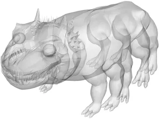 Woola the Barsoomian Calot 3D Model