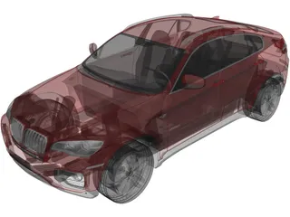 BMW X6 (2013) 3D Model