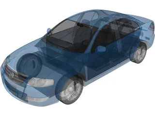 Nissan Almera Classic (2006) 3D Model