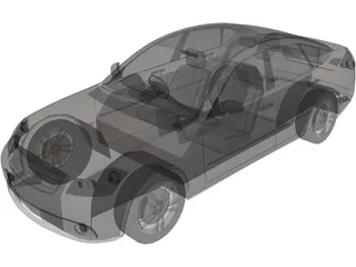 Nissan Fuga (2007) 3D Model