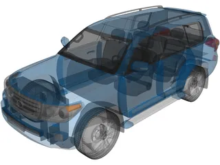 Toyota Land Cruiser (2013) 3D Model