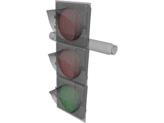 Traffic Light 3D Model