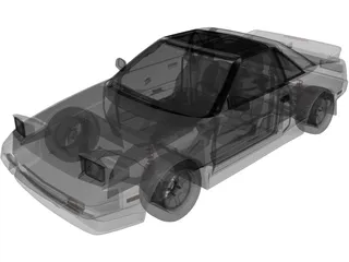 Toytota MR2 Mk1 (1984) 3D Model