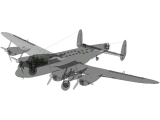 Avro Lancaster 3D Model