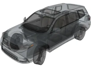 Toyota Highlander (2011) 3D Model