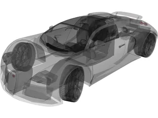 Bugatti Veyron Grand Sport (2010) 3D Model