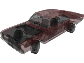 Dodge Dart HEMI Super Stock (1968) 3D Model