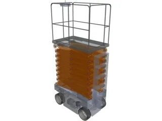 Scissor Lift 3D Model