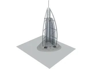 Burj al-Arab 3D Model