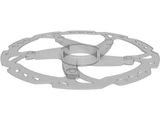 Shimano Disc 160 Centerlock XTR 3D Model