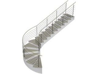 Stair 3D Model