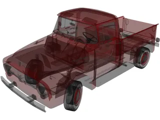 Ford F-100 (1956) 3D Model