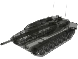 Leopard 2 A7 3D Model