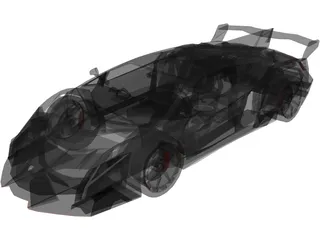 Lamborghini Veneno (2013) 3D Model