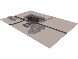 Library 3D Model