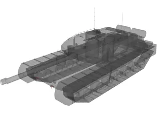 Arjun Tank 3D Model