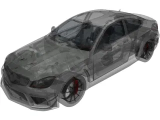 Mercedes-Benz C63 AMG Coupe 3D Model