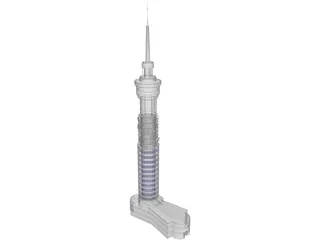 Telecom Tower 3D Model